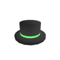 Green Banded Top Hat