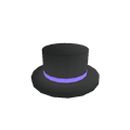 Purple Banded Top Hat